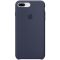 iPhone 8 Plus / 7 Plus Silicone Case - Midnight Blue
