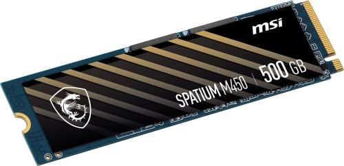 Твердотельный накопитель  500Gb SSD MSI SPATIUM M450 M.2 PCIe 4.0 NVMe R3600Mb/s W2300MB/s SPATIUM M450 PCIe 4.0 NVMe M.2 500GB