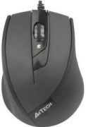 Мышь A4tech N-600X USB BLACK <Cable 150cm>
