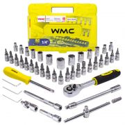 Набор инструмента 46пр. 1/4''(6-гран.)(4-14мм) WMC TOOLS WMC-2462-5 EURO 51116