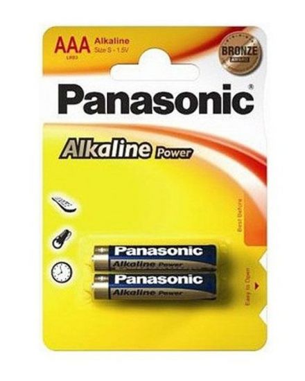 Батарейка щелочная PANASONIC Alkaline Power ААА/2B /