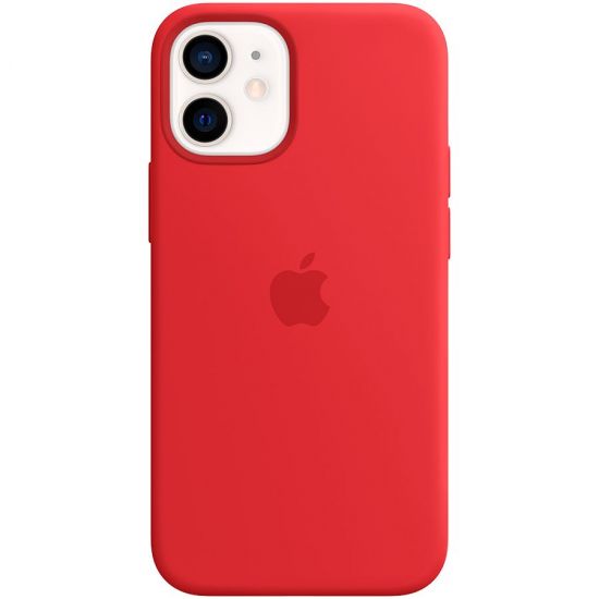 iPhone 12 mini Silicone Case with MagSafe - (PRODUCT)RED