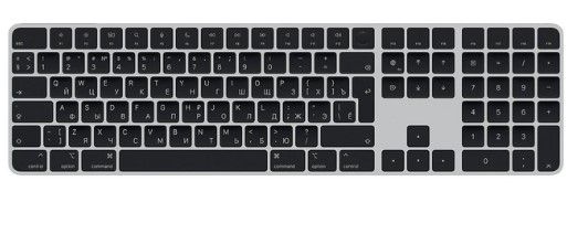 Клавиатура Apple Magic Keyboard with Numeric Keypad, черные клавиши