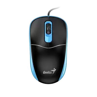 Беспроводная мышь Genius NX-7123 BLK+Blue 2.4Ghz/1200dpi/Copilot/31030043401