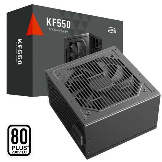 Блок питания PCCooler KF550, 550W, Non Modular, 80  White, Fan 120mm, P3-F550-W1H