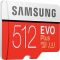 Карта памяти 512GB Samsung EVO Plus microSDXC+Adapter, Class 10, MB-MC512HA/RU