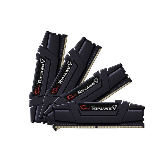Комплект модулей памяти G.SKILL RipjawsV F4-3200C16Q-32GVKB DDR4 32GB (Kit 4x8GB) 3200MHz Комплект модулей памяти G.SKILL RipjawsV F4-3200C16Q-32GVKB DDR4 32GB (Kit 4x8GB) 3200MHz