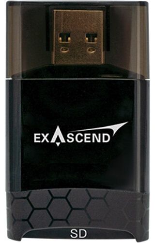 Картридер Exascend EXCRSDU2, 2 slots, SDXC - UHS-II, microSDXC - UHS-I, USB 3.2