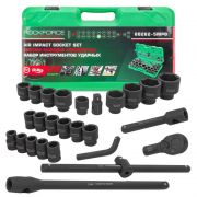 Набор инструментов ударных 26 предметов, 3/4" 1" (6гр.)(17,19,22,24,27,30,32,33,34,35,36,36-12гр,38, 28189       RF-68262-5MPB