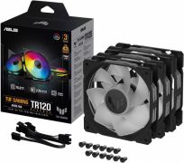 Комплект вентиляторов ASUS TUF GAMING TR120 ARGB REVERSE BLACK 3IN1