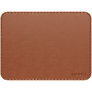 SATECHI Vegan-Leather Premium Mouse Pad (Brown)