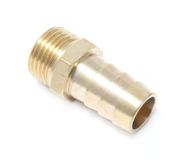 Штуцер пневматический наруж. резьба  1/2"- "елочка" 20мм ROCKFORCE RF-MH08/14 26146