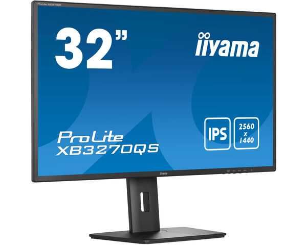 Монитор LCD 31.5'' 16:9 2560х1440(WQHD) IPS, nonGLARE, 300cd/m2, H178°/V178°, 1200:1, 80M:1, 1.07B Color, 4ms, HDMI, DP, Height adj, Tilt, Speakers, Audio out, 3Y, Black