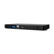 Line-Interactive ИБП, CyberPower OR600ELCDRM1U, выходная мощность 600VA/360W, Чистая синусоида, 1U Rackmount, LCD, AVR, RJ11/RJ45, USB, RS-232, Smart Slot, 6 выходных разъемов типа IEC C13, PowerPanel® Personal Edition