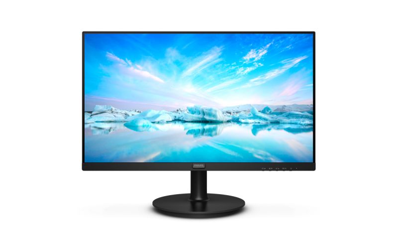 Монитор жидкокристаллический PHILIPS 241V8LAB/01 LCD 23.8'' 16:9 1920х1080(FHD) VA, nonGLARE, 100 Hz, 250 cd/m2, H178°/V178°, 3000:1, 200M:1, 16.7M, 4ms, VGA, HDMI, Tilt, Speakers, 3Y, Black