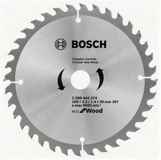 Bosch Пильный диск ECO WO 254x30-40T