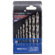 Сверла по металлу, набор 8пр. (3-10мм) 60725 YF-DBS08
