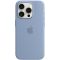 iPhone 15 Pro Silicone Case with MagSafe - Winter Blue,Model A3125