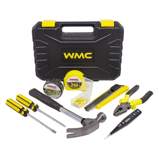Набор инструментов 55пр(молоток,плоскогубцы,отвертки,нож,рулетка,расходник) WMC TOOLS WMC-1055 51085