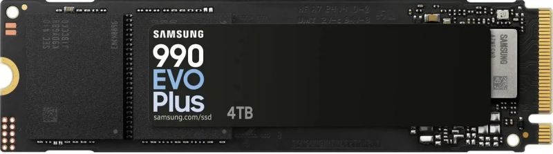 Твердотельный накопитель 4000Gb SSD Samsung 990 EVO PLUS M.2 PCIe 4.0/5.0 R7250/W6300 MZ-V9S4T0BW