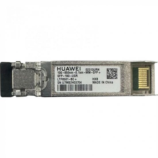 Трансивер оптический HUAWEI SFP-10G-USR 10GBASE-SR, SFP+ Transceiver, Multi-mode (850nm, 100m, LC), 02313URN