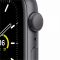 Apple Watch SE GPS, 44mm Space Gray Aluminium Case with Black Sport Band - Regular, Model A2352