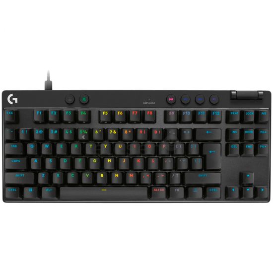 LOGITECH PRO X TKL RAPID Gaming Keyboard  - BLACK - US INT'L - USB - EMEA28i-935 - LINEAR