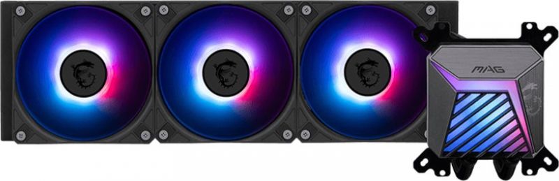 Водяное охлаждение для CPU MAG CORELIQUID A15 360 Socket Intel/AMD, ARGB, 3pin, Fan 3x120см