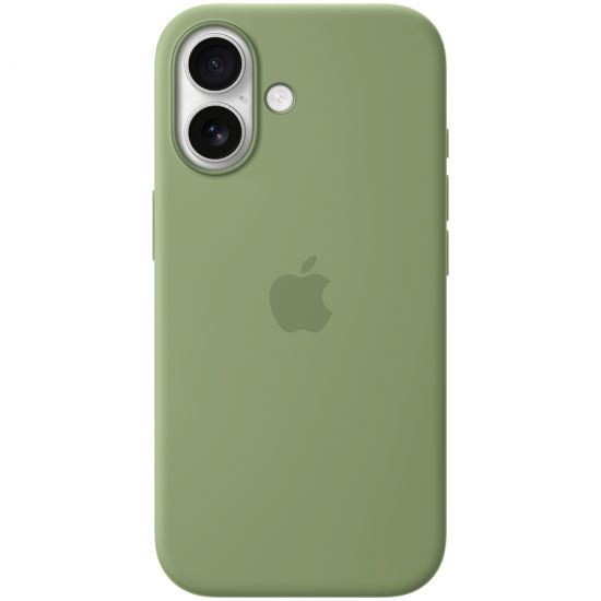 iPhone 17 Silicone Case with MagSafe - Light Moss,Model A3558
