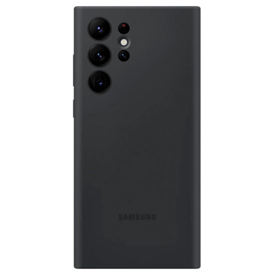 Чехол для Galaxy S22 Ultra Silicone Cover EF-PS908TBEGRU, black