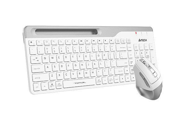 Клавиатура мышь беспроводная A4tech FB2535C-Icy White v2