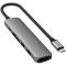 SATECHI 6-in-1 USB-C Slim Multiport Adapter (Space Grey)