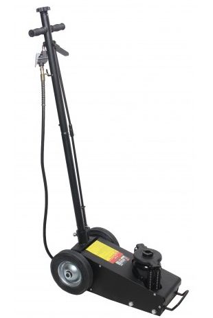 Домкрат пневмогидравлический подкатной 35т (высота подхвата - 257мм, высота подъема - 527мм) ROCKFORCE RF-1600-7 28573