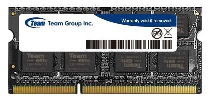 Оперативная память для ноутбука  4GB DDR3L 1333Mhz Team Group ELITE PC3-10600 CL9 SO-DIMM 1.35V TED3L4G1333C9-S01