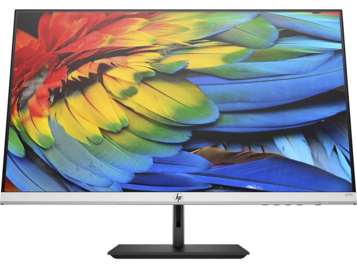 Монитор HP Europe/27fh  /27 '' IPS /1920x1080 Pix 1000:1 /1 разъем VGA; 2 разъем HDMI 1.4 /178/178 /черный