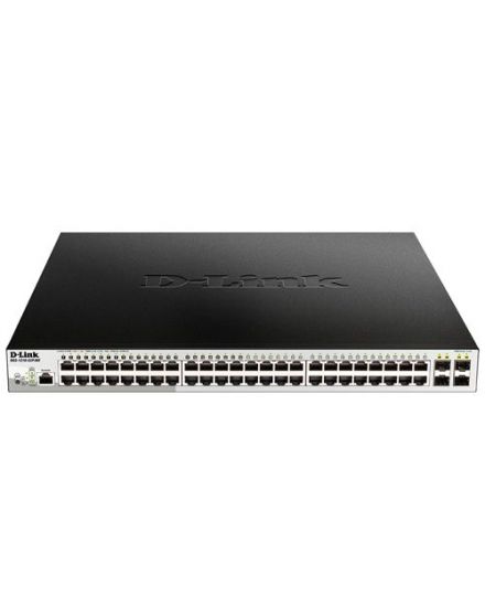 D-Link DGS-1210-52P/ME/B Настраиваемый коммутатор Web Smart с 48 портами 10/100/1000Base-T /