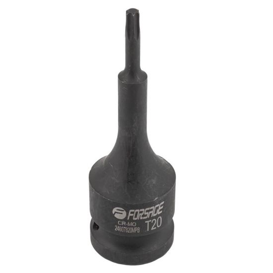 Головка-бита TORX ударная T20,1/2" (L-78мм) Forsage F-24607820MPB 56147