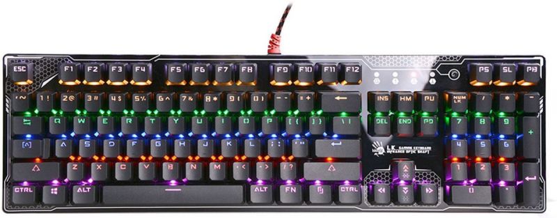 Клавиатура игровая Bloody B810R-battlefield <RGB-LED, USB, мех клавиатура переключателями>