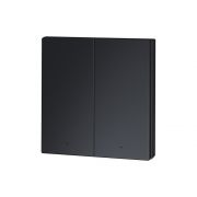 Настенный выключатель двухклавишный AQARA Smart Wall Switch (With Neutral, Double Rocker) Gray