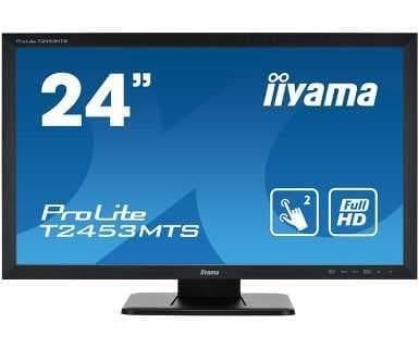 Монитор LCD 23.6'' [16:9] 1920х1080(FHD) VA, nonGLARE, TOUCH, 250cd/m2, H178°/V178°, 3000:1, 12М:1, 4ms, VGA, DVI, HDMI, Tilt, Speakers, 3Y, Black