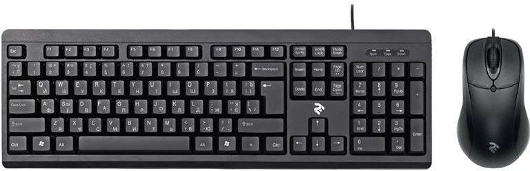 Проводной комплект 2E MK401 USB Black Проводной комплект 2E MK401 USB Black
