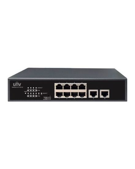 UNV NSW2010-10T-POE-IN 10?100Mbps network ports (RJ45), including 8 PoE ports