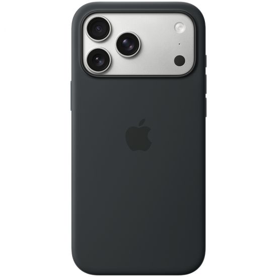 iPhone 17 Pro Max Silicone Case with MagSafe - Black,Model A3560