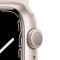 Apple Watch Series 7 GPS, 45mm Starlight Aluminium Case with Starlight Sport Band - Regular, A2474