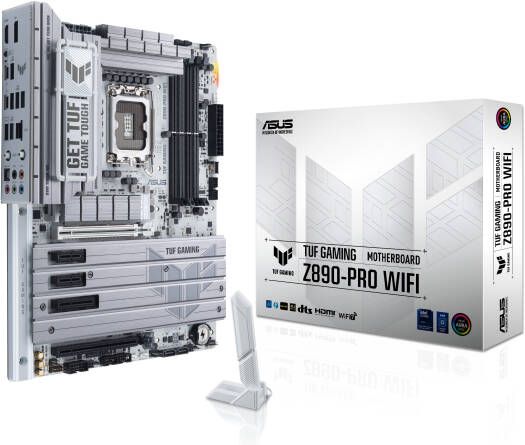 Сист.плата ASUS TUF GAMING Z890-PRO WIFI, Z890, 1851, 4xDDR5, PCI-E x16, PCI-E x4, PCI-E x1, M2, SATA, DP, HDMI, Thundr.