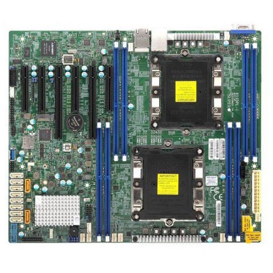 Серверная материнская плата SuperMicro X11DPL i Motherboard Dual Socket P (LGA 3647) supported, CPU TDP support Up to 140W, 2 UPI up to 10.4 GT/s.