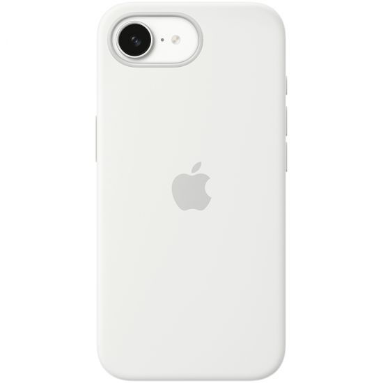 iPhone 16e Silicone Case – White iPhone 16e Silicone Case – White