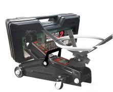 Домкрат подкатной  2 т с вращающейся ручкой 180° и резиновой накладкой (h min 140мм, h max 340мм,вес 10 кг) в кейсе ROCKFORCE RF-TH22005C 29756