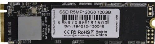 Твердотельный накопитель 120GB SSD AMD RADEON R5 M.2 2280 PCl-E R1830MB/s, W570MB/s R5MP120G8