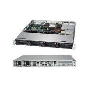 Supermicro Chassis CSE-813MFTQC-R407CB, 1U, 4 x 3.5" hot swap bays, 1 x FHFL expansion slot, 1U 4-Port 12Gbps Backplane Support 4x3.5, 400W Platinum RPSU